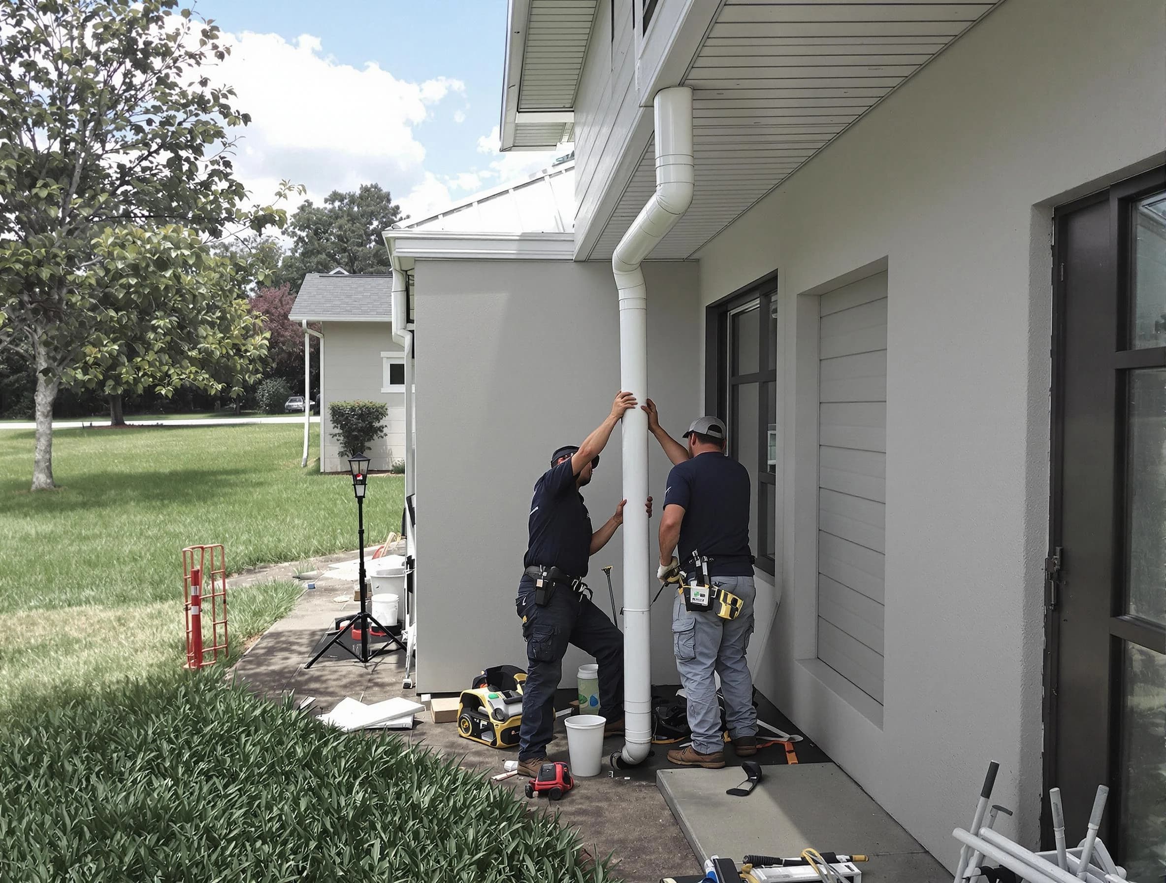 Downspout Installation in North Olmsted