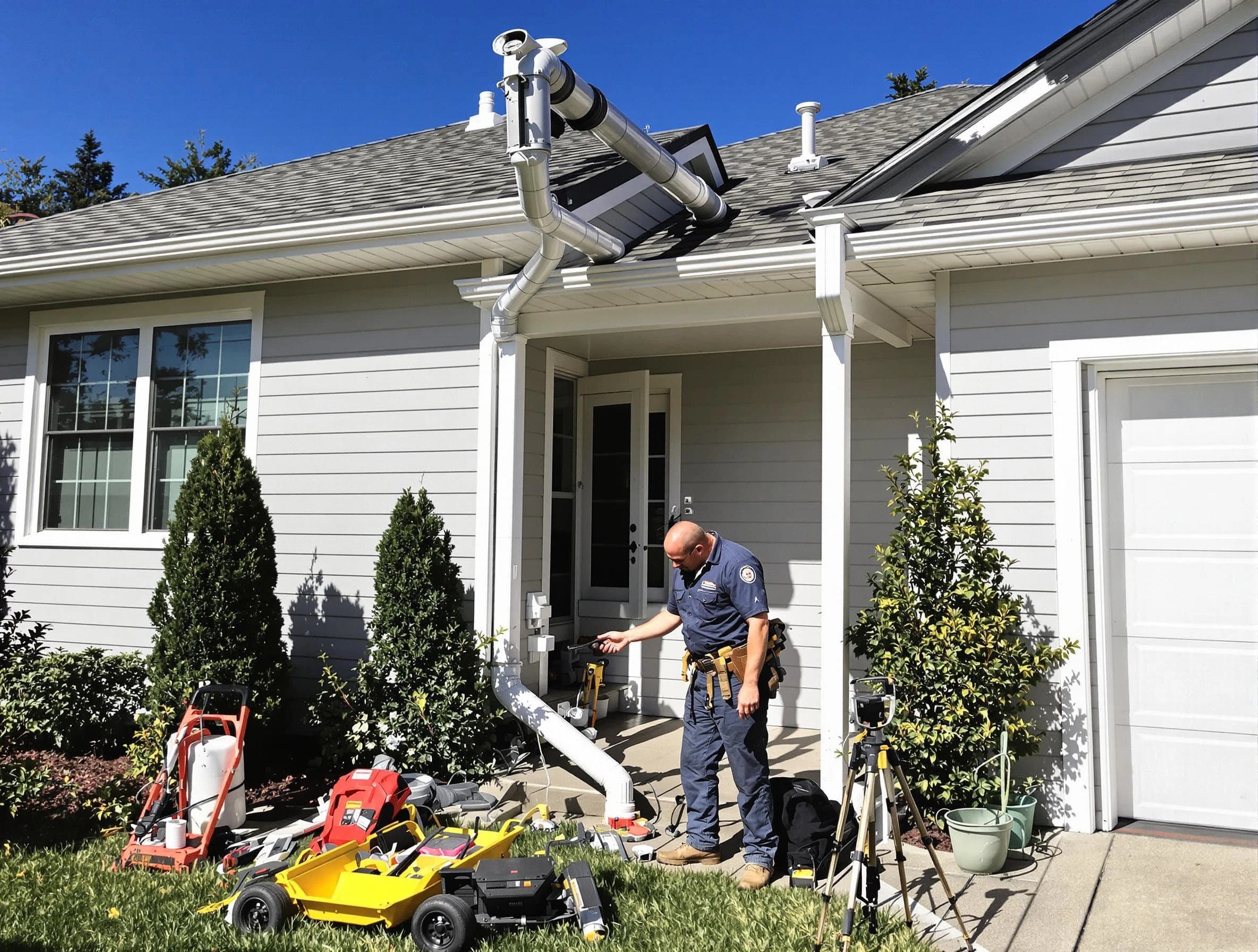 Downspout Repair in North Olmsted